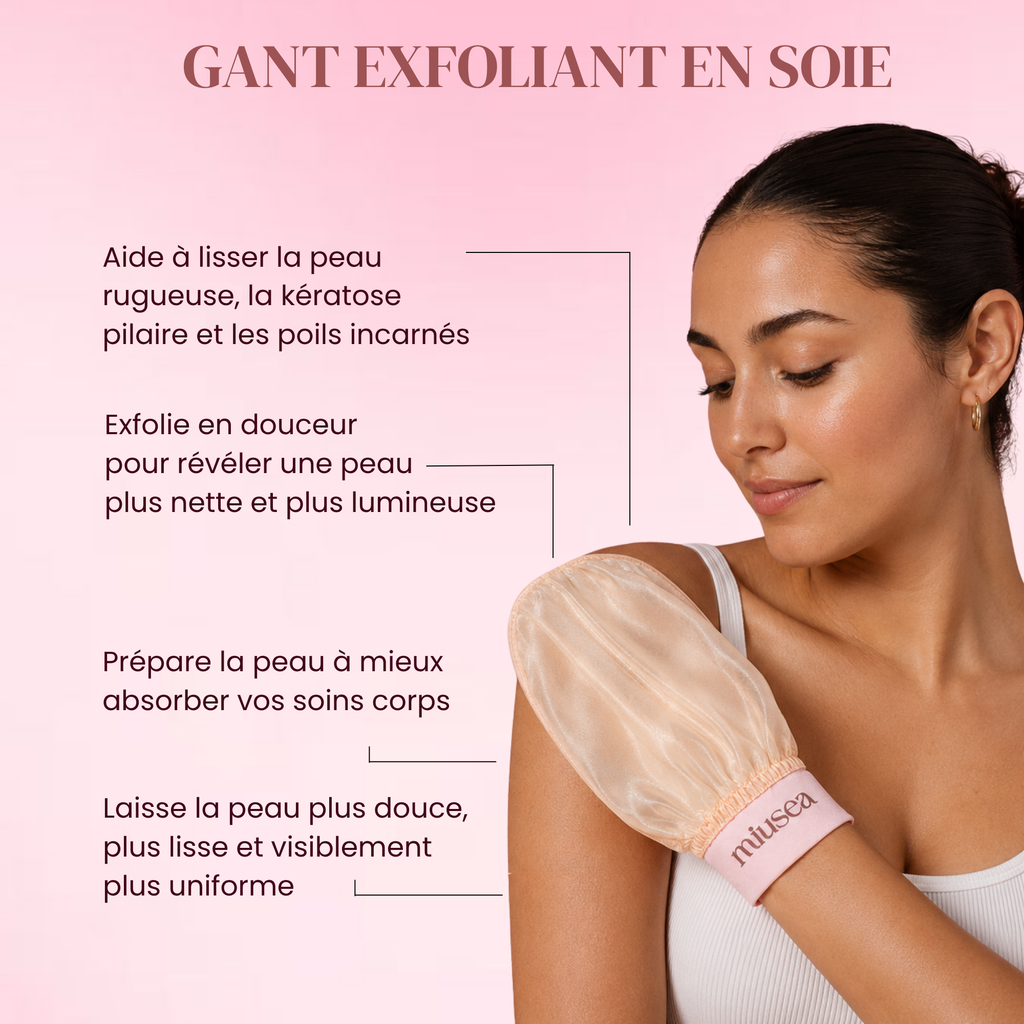 Gant Exfoliant en Soie