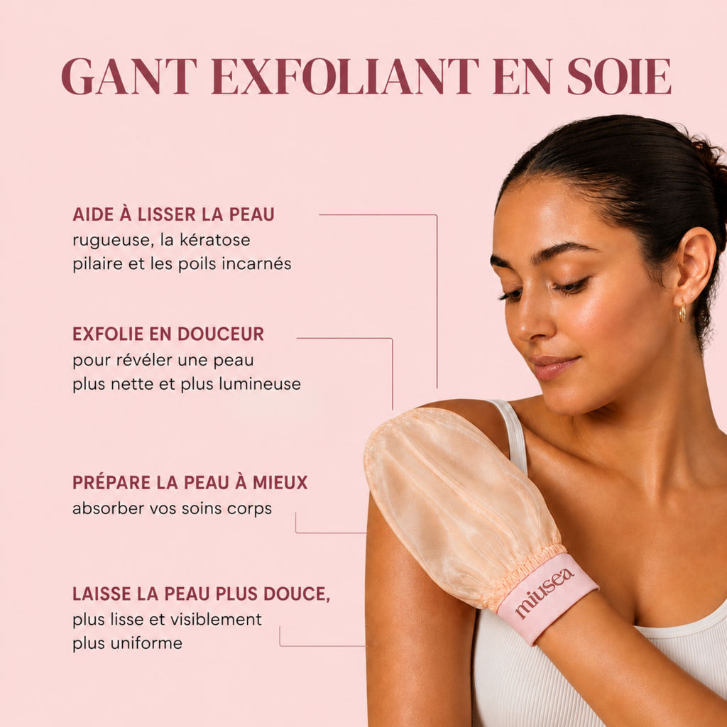 Gant Exfoliant en Soie