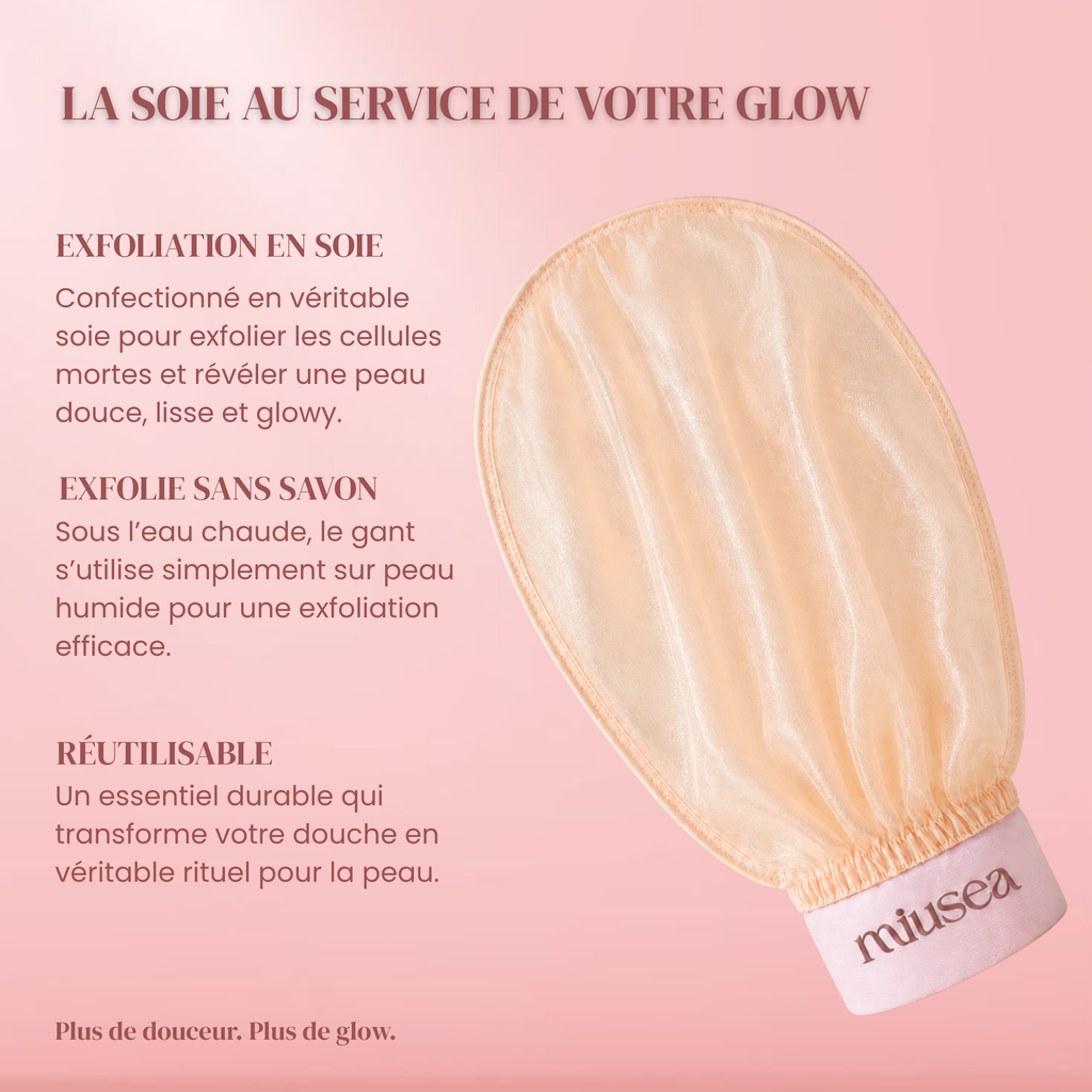 Gant Exfoliant en Soie
