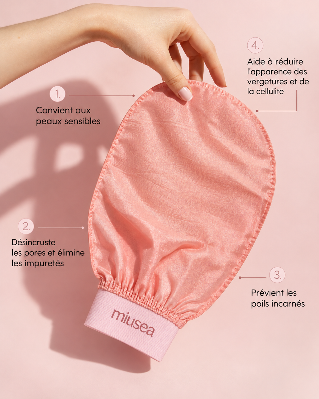 Gant Exfoliant en Soie